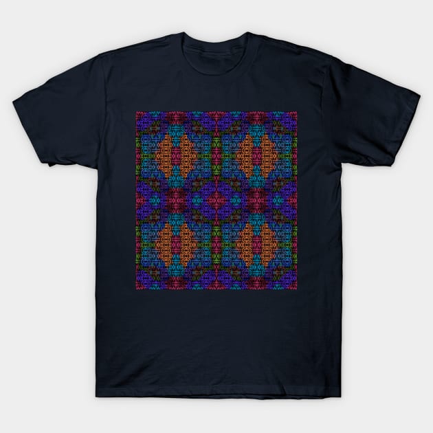 Fractal 1st Burn Red Rainbow TopQ T-Shirt by AJ Leibengeist